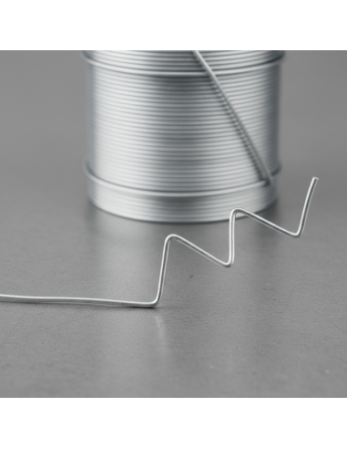 Kit Filo Cotto Bianco Argenteo Per Armature Cemento Armato Bobina 300 g