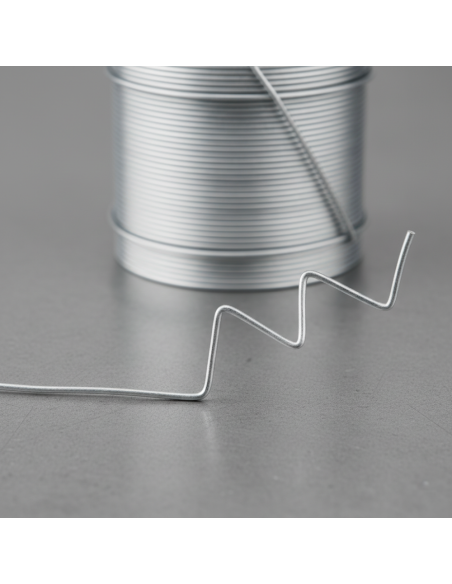 Kit Filo Cotto Bianco Argenteo Per Armature Cemento Armato Bobina 300 g