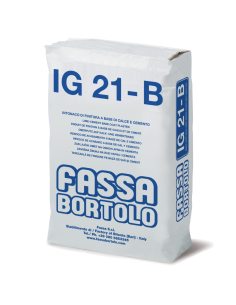 IG 21 B Intonaco Finitura Base Calce Cemento Bianco Esterni Interni Sacco 25 kg