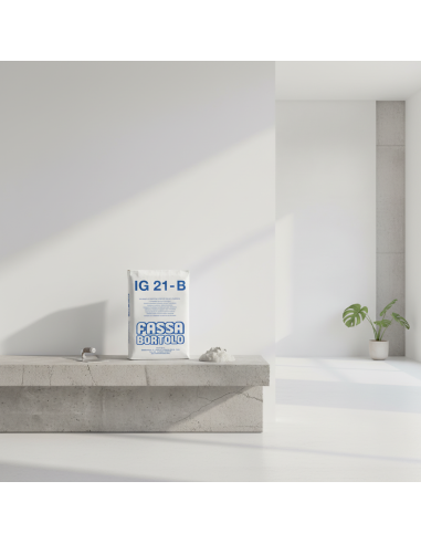 IG 21 B Intonaco Finitura Base Calce Cemento Bianco Esterni Interni Sacco 25 kg