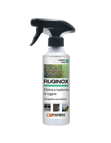 Faren RUGINOX Spray Convertitore Di Ruggine Decapante Rimuove Ossidazioni 250 ml