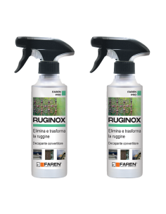 Faren RUGINOX Spray Convertitore Di Ruggine Rimuove Ossidazioni 250 ml 2 Pezzi