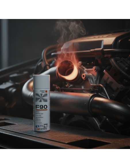 Faren F90 Acciaio Inox Spray Per Trattamento Metalli Anticorrosivo 400 ml 3 Pezzi
