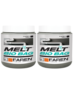 Faren MELT BIO BAG Trattamento Per Scarichi e Fosse Biologiche 300 gr. 2 Pezzi