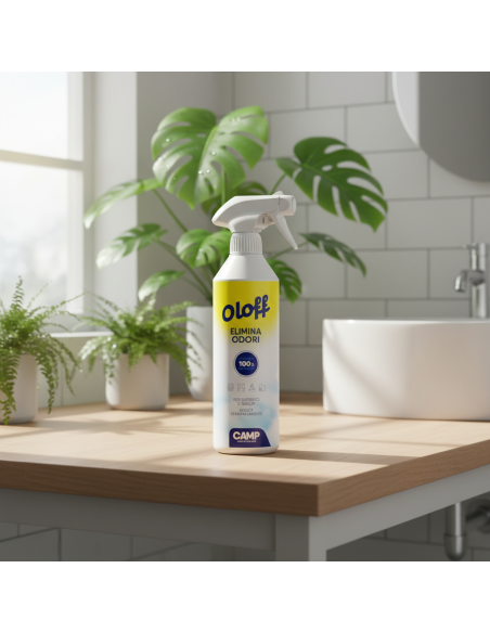 CAMP Oloff  500 ml Elimina Odori Istantaneo Per Superfici E Tessuti  
