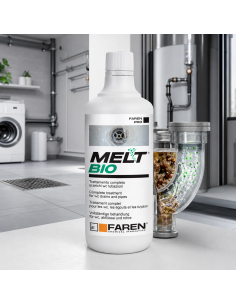 Faren MELT BIO BAG Trattamento Biologico Per Scarichi E Tubazioni 1 Litro 2