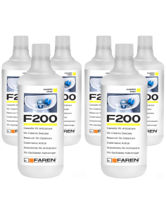 FAREN F200 Disincrostante Anticalcare Per Cassette WC 1 LT 6 Pezzi