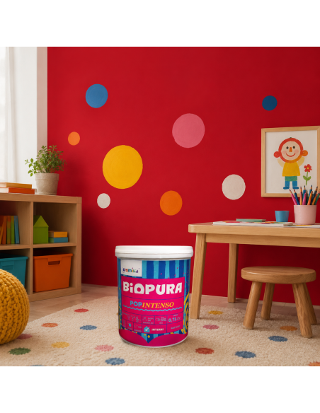 PopIntenso Palestra E Decori Interni Pittura Murale Lavabile E Coprente Cromika