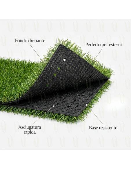 ErbaBella Campione Prato Sintetico 30x30 cm