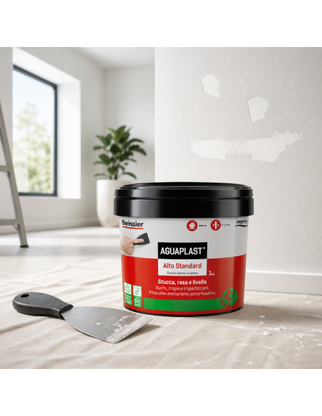 AGUAPLAST ALTO STANDARD PASTA Stucco Pronto Per Interni 1 Kg