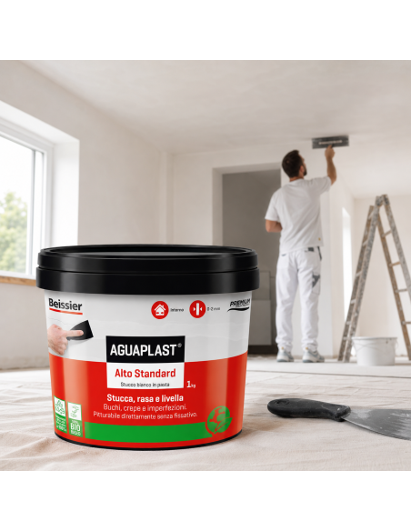 AGUAPLAST ALTO STANDARD PASTA Stucco Pronto Per Interni 1 Kg