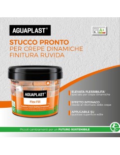 AGUAPLAST DYNAMIC FLEX FILL Pasta Riempitiva Flessibile Interni Ed Esterni 1 Kg 2