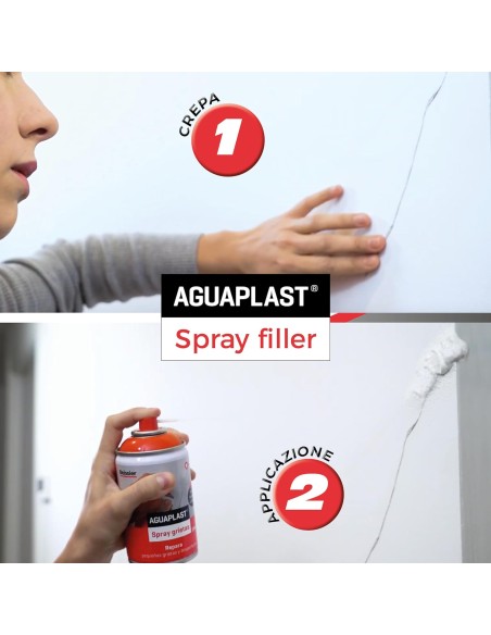 AGUAPLAST SPRAY FILLER Stucco Spray Per Interni 250 ml