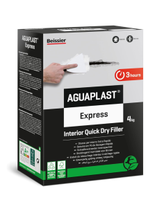 AGUAPLAST EXPRESS Stucco In Polvere Extra Rapido Per Ambienti Umidi 4 Kg