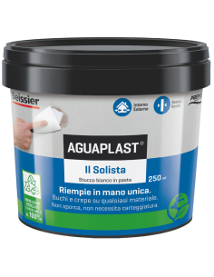 AGUAPLAST IL SOLISTA Stucco Leggero In Pasta Per Riempire Buchi E Crepe