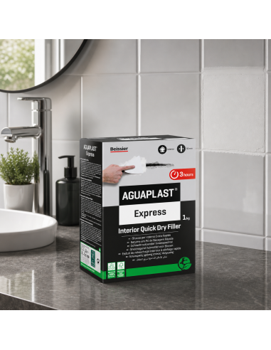 AGUAPLAST EXPRESS Stucco In Polvere Extra Rapido Per Ambienti Umidi 1 Kg