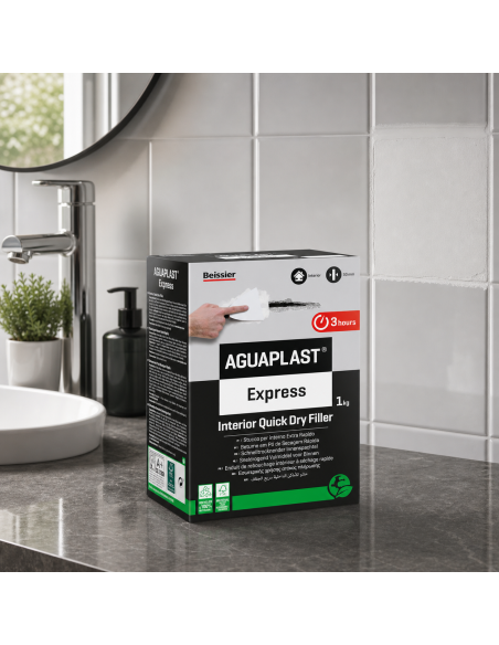 AGUAPLAST EXPRESS Stucco In Polvere Extra Rapido Per Ambienti Umidi 1 Kg
