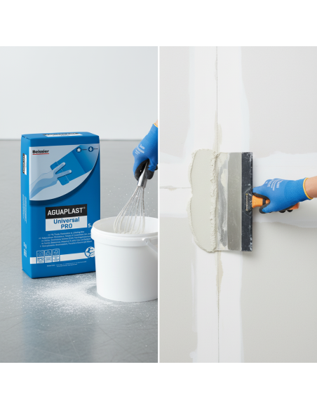 AGUAPLAST UNIVERSAL PRO Stucco In Polvere Ideale Per Cartongesso 5 Kg