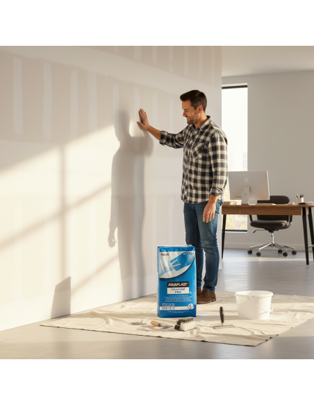 AGUAPLAST UNIVERSAL PRO Stucco In Polvere Ideale Per Cartongesso 5 Kg