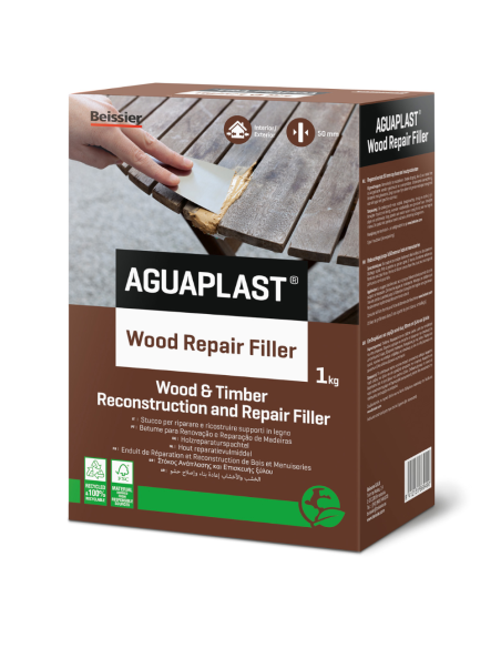 AGUAPLAST WOOD REPAIR FILLER Stucco Riempitivo Per Legno 1 Kg