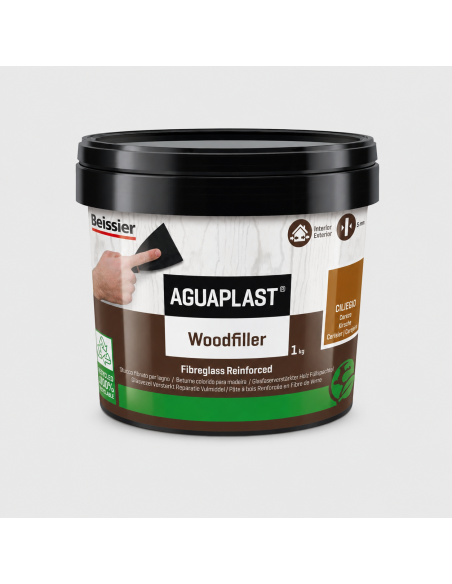 AGUAPLAST WOODLITE Stucco Pronto Per Legno Resistente Alle Crepe 1 Kg