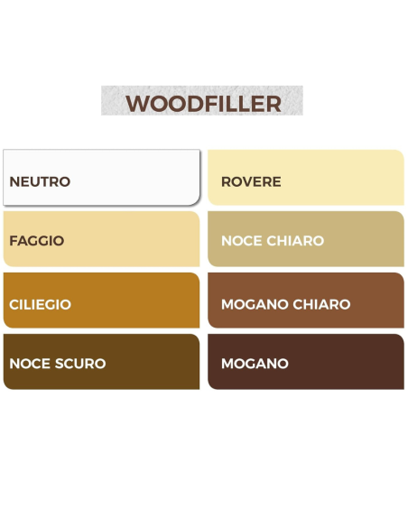 AGUAPLAST WOODLITE Stucco Pronto Per Legno Resistente Alle Crepe 1 Kg