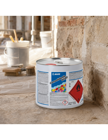 MAPEI Consolidante 8020 Restauro E Consolidamento Pietra Mattoni Intonaci 10 kg