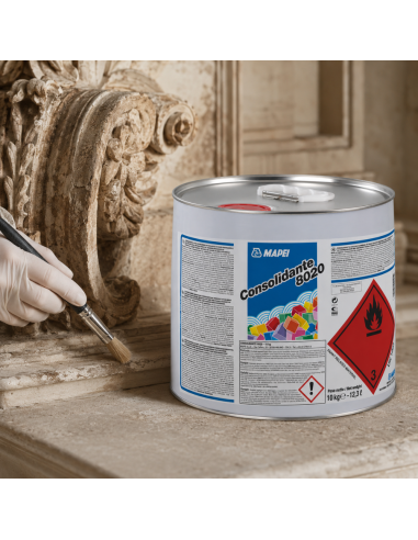 MAPEI Consolidante 8020 Restauro E Consolidamento Pietra Mattoni Intonaci 10 kg
