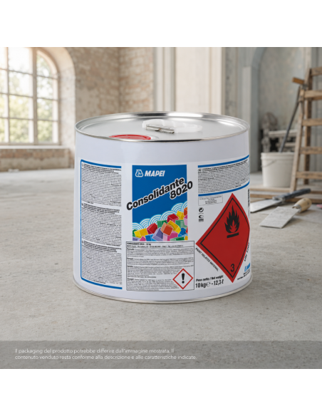MAPEI Consolidante 8020 Restauro E Consolidamento Pietra Mattoni Intonaci 10 kg
