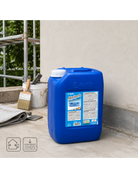 MAPEI Malech Fondo Acrilico All'Acqua Uniformante Promotore Di Adesione 10 kg