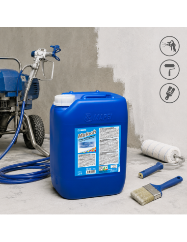 MAPEI Malech Fondo Acrilico All'Acqua Uniformante Promotore Di Adesione 10 kg