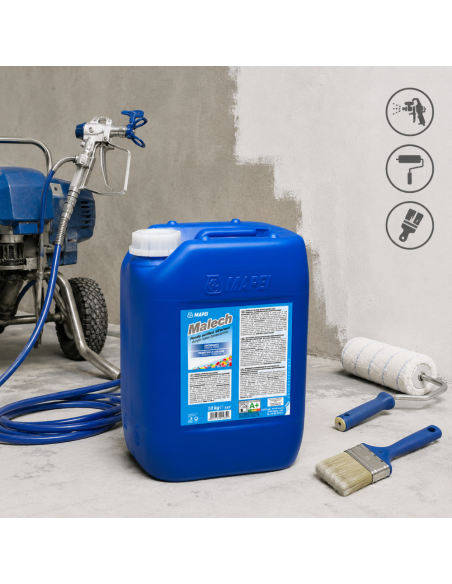MAPEI Malech Fondo Acrilico All'Acqua Uniformante Promotore Di Adesione 10 kg