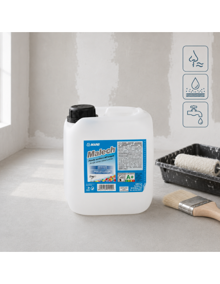 MAPEI Malech Fondo Acrilico All'Acqua Uniformante Promotore Di Adesione 2 kg