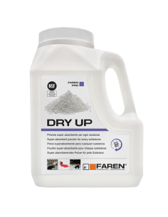 Faren DRY UP Polvere Assorbente Ecologica Ideale Per Olio, Vernici, Acidi 900gr.