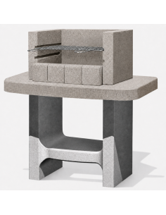 Barbecue Siena-Lm 78 x 55 x 94,1 cm In Calcestruzzo Con Griglia Regolabile