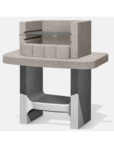 Barbecue Siena-Lm 78 x 55 x 94,1 cm In Calcestruzzo Con Griglia Regolabile
