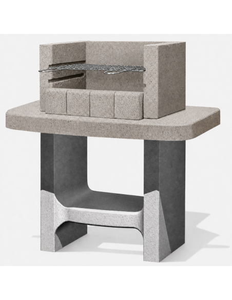 Barbecue Siena-Lm 78 x 55 x 94,1 cm In Calcestruzzo Con Griglia Regolabile
