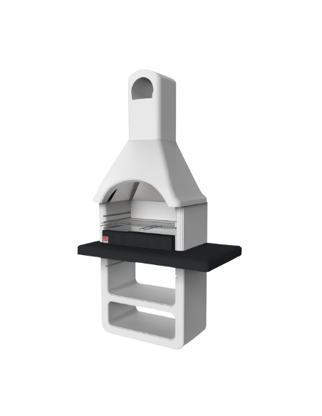 Barbecue Maribor 114 x 64 x 212,5 cm Con Griglia E Base Con Ripiano - SAROM