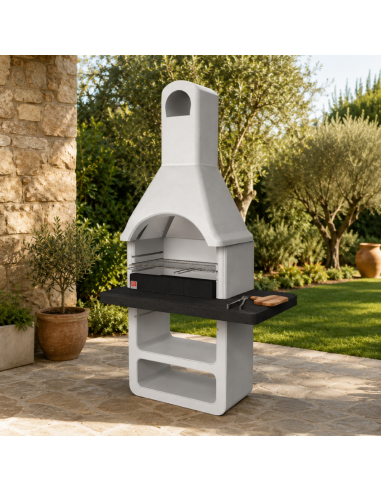 Barbecue Maribor 114 x 64 x 212,5 cm Con Griglia E Base Con Ripiano SAROM - foto 3