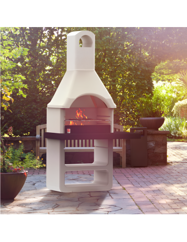 Barbecue Maribor 114 x 64 x 212,5 cm Con Griglia E Base Con Ripiano SAROM - foto 8