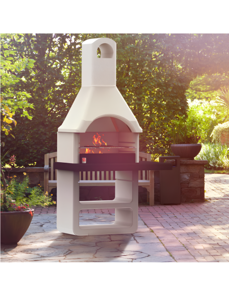 Barbecue Maribor 114 x 64 x 212,5 cm Con Griglia E Base Con Ripiano SAROM - foto 8