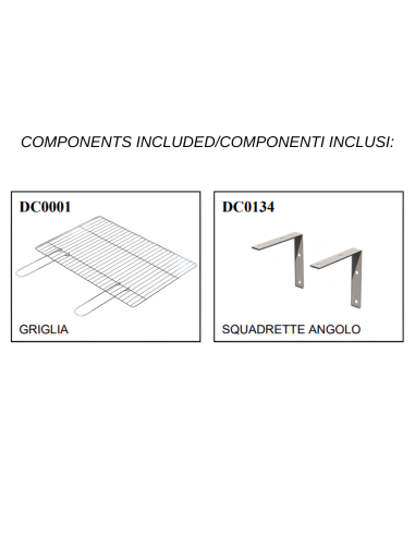 SAROM Barbecue Porto New 160 x 51,5 x 96,8 cm Griglia E Ampio Tavolo Laterale