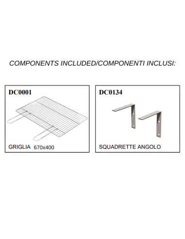SAROM Barbecue Ulisse 170 x 64 x 232 cm Griglia E Ampio Tavolo Laterale