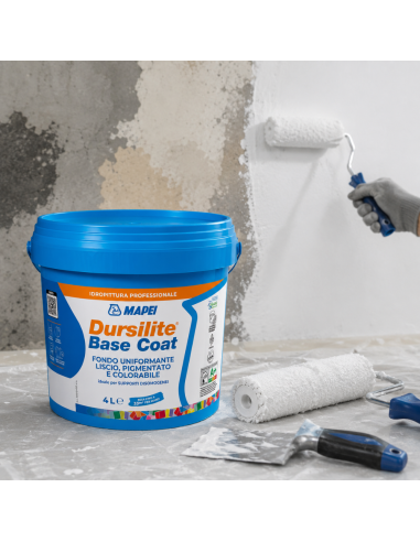 MAPEI Dursilite Base Coat Fondo Murale Liscio Colorabile Supporti Disomogenei