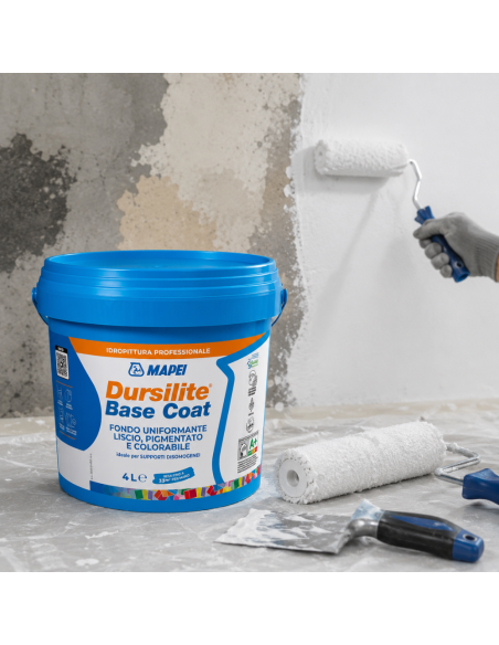 MAPEI Dursilite Base Coat Fondo Murale Liscio Colorabile Supporti Disomogenei