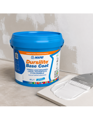 MAPEI Dursilite Base Coat Fondo Murale Liscio Colorabile Supporti Disomogenei