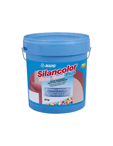 MAPEI Silancolor Base Coat Plus Fondo Silossanico Igienizzante Uniformante 20Kg