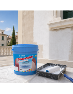 MAPEI Silancolor Base Coat Plus Fondo Silossanico Igienizzante Uniformante 20Kg 2