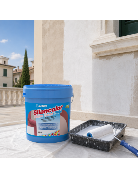 MAPEI Silancolor Base Coat Plus Fondo Silossanico Igienizzante Uniformante 20Kg