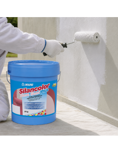 MAPEI Silancolor Base Coat Plus Fondo Silossanico Igienizzante Uniformante 20Kg